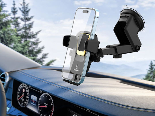 Car Mount Smartphones Universal Techancy Black Gold Tm08905