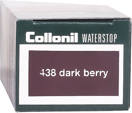 Collonil Waterstop Colours Cremă Pentru Pantofi Cu Ulei De Migdale 75 Ml 438-darkberry