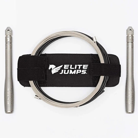 Jump Rope Bullet Comp Speed Rope Silver Elite Jumps