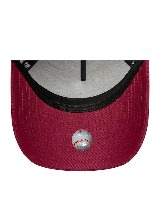 60667393 New Era League Ess Trucker Los Angeles Dodgers Burgundy Color