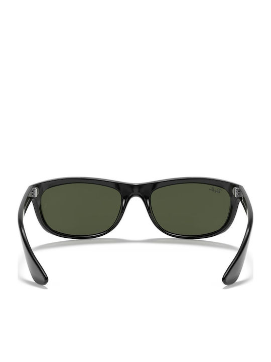 Ray Ban Herren Sonnenbrillen mit Schwarzem Horn umrandetem Rahmen und Grünen Gläsern RB4089/601