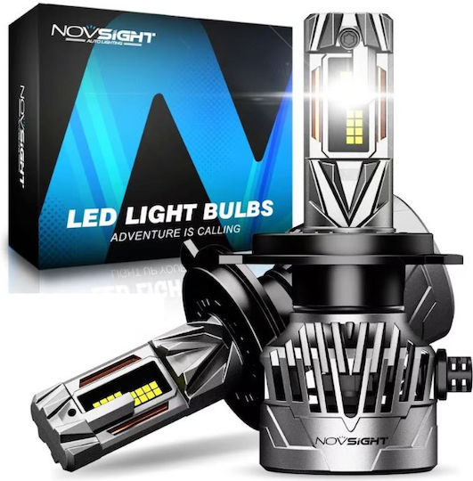 NovSight Car Lamps H4 LED 6500K Cold White 12V / 9-32V 130W Quantity 2