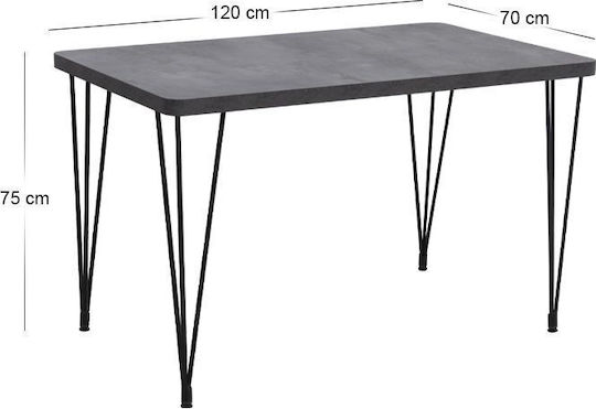 Dining Room 5pcs 70x120cm