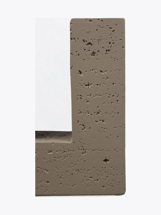 InTheBox FLUX Kerzenhalter aus Polyresin in Braune Farbe 12x4x16cm
