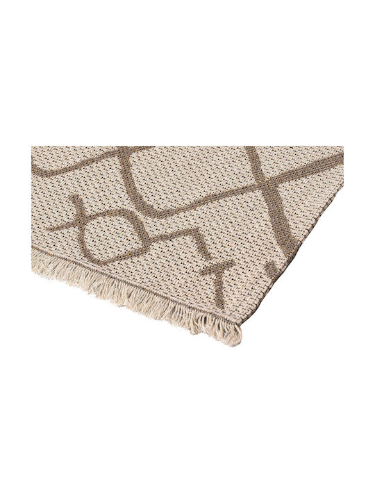 Beauty Home Cocotton 9230 Σετ Μοντέρνα Χαλιά Κρεβατοκάμαρας Βαμβακερά Beige BH390397 3τμχ