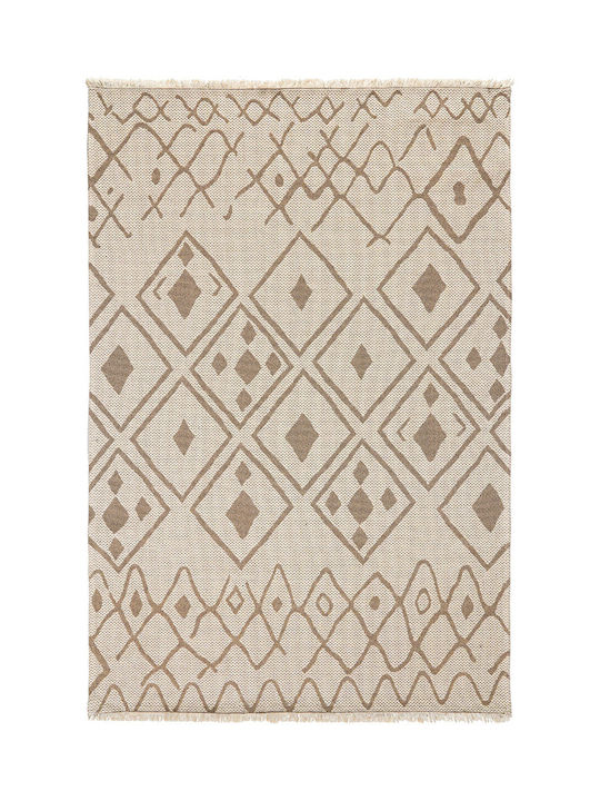 Beauty Home Cocotton 9230 Σετ Μοντέρνα Χαλιά Κρεβατοκάμαρας Βαμβακερά Beige BH390397 3τμχ