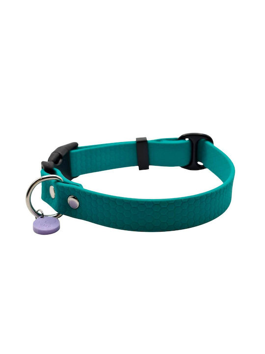 Dog Collar Hexa Colored Adjustable Waterproof Collar Bailu M 30 45 Width 2cm Red