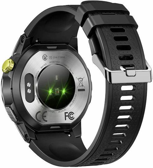 Microwear NX18 Smartwatch (Negru)