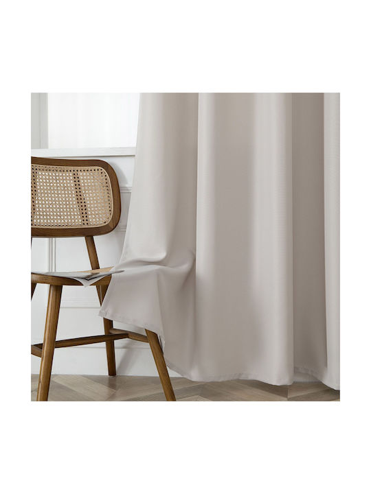 Beauty Home Perdea Cu Capse Bej 140x270cm