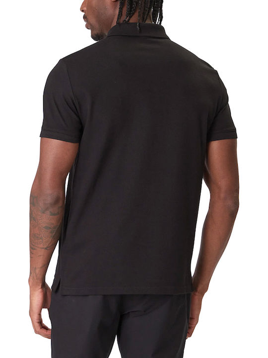 Polo Herrenbluse Kurzarm Schwarze