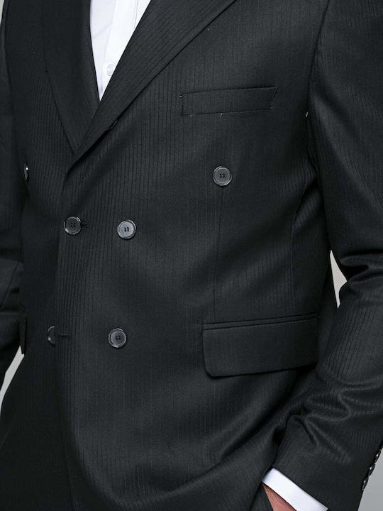 Elegante Men's Suit Jacket Black