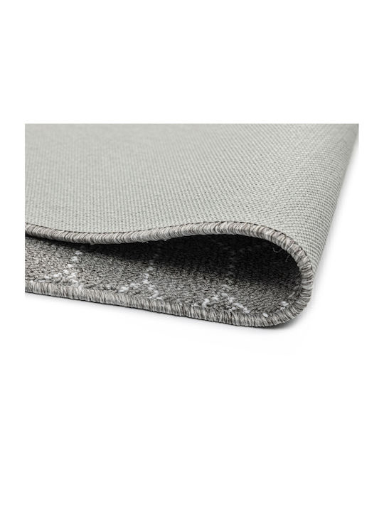 Nikotex Carpets Αντιολισθητικό Πατάκι Διάδρομος Κουζίνας Belmont Γκρι-άσπρο 67x150