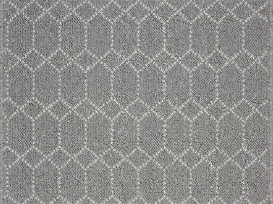 Nikotex Carpets Non-Slip Kitchen Runner Mat Belmont Gray-White 67x150