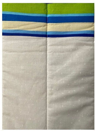 Beauty Home Κουβερλί Διπλό Μπλε-λευκό 200x230cm