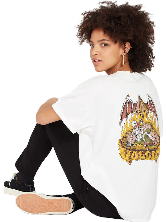 Voltrip Γυναικείο T-shirt Λευκό