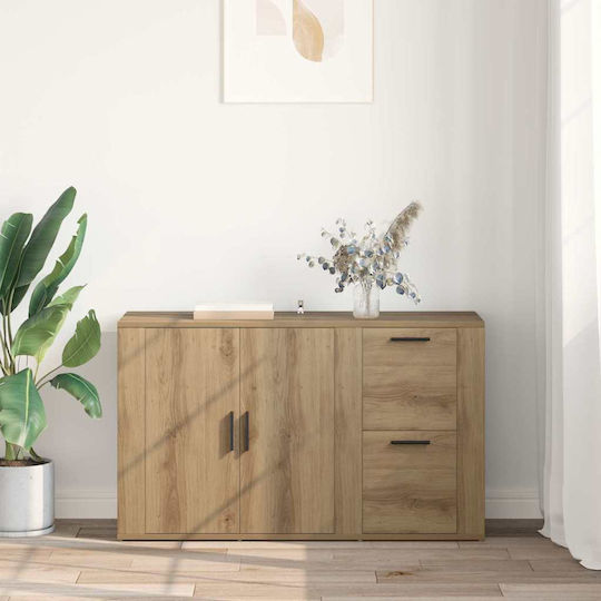 Μπουφές από Ξύλο & Μέταλλο με Συρτάρια 100x33x59.5cm Μπουφές από Ξύλο & Μέταλλο με Συρτάρια 100x33x59.5cm