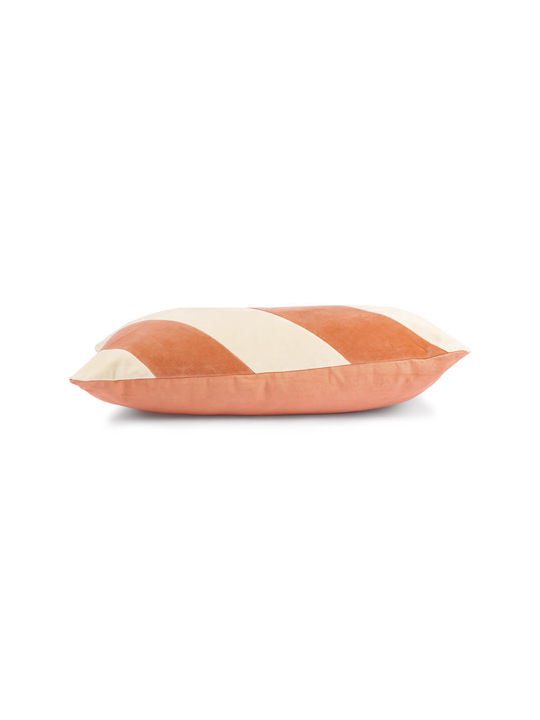 HK Living Sofa Cushion 100% Cotton Peach Cream 40x60cm