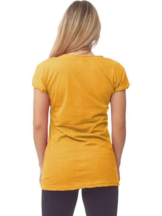 Γυναικείο T-shirt Κίτρινο