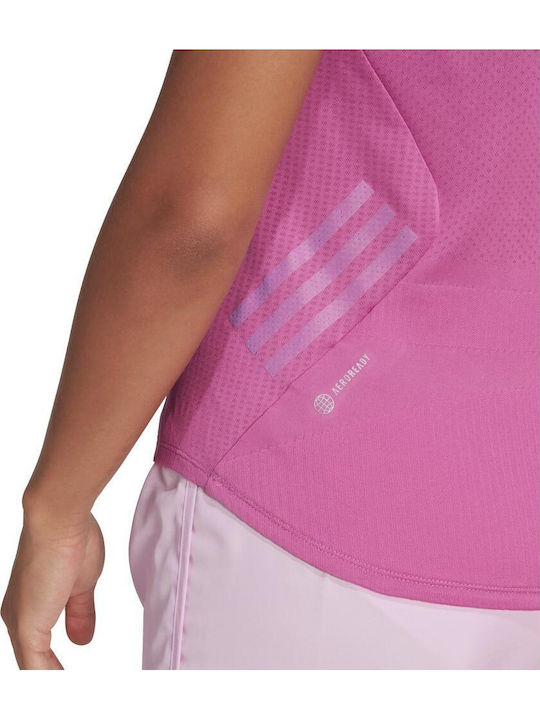 Adizero Γυναικείο T-shirt Fast Drying Semi Pulse Lilac