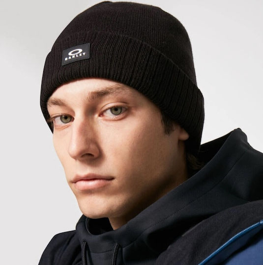Ribbed 2.0 Beanie Unisex Beanie Gestrickt in Schwarz Farbe