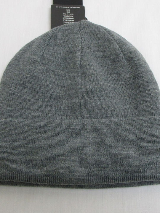 Beanie Unisex Beanie Gestrickt in Gray Farbe