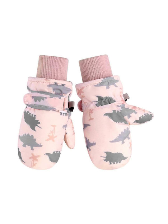 Brims and Trims Mittens Παιδικά Γάντια Σκι & Snowboard Ροζ