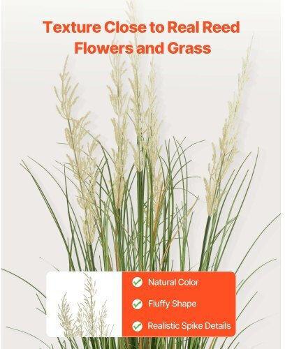 Artificial Plant in Pot Grass Green 150cm in Box 2pcs Vevor
