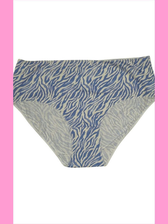 Midi Βαμβακερά Hohe Taille Damen Slip 3Pack Leopard