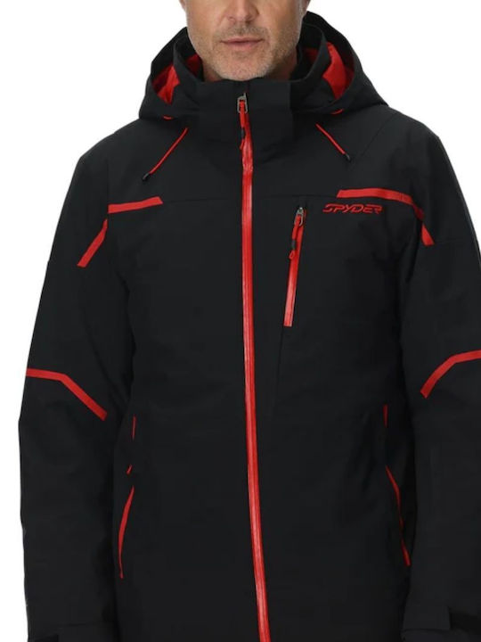 Spyder 38SA073516-BLK Ανδρικό Μπουφάν για Σκι & Snowboard Μαύρο