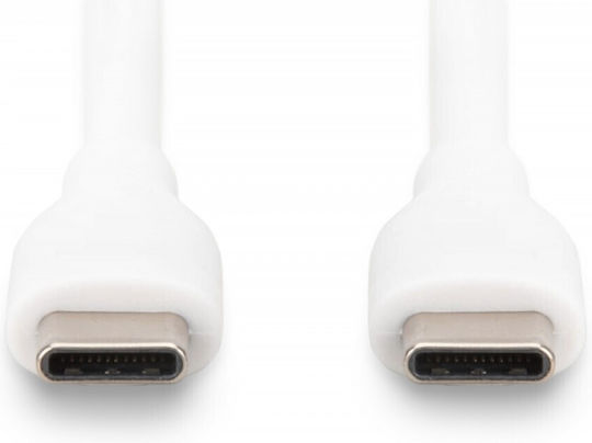 Digitus USB 2.0 Cable USB-C Male - USB-C 60W PD White 2m