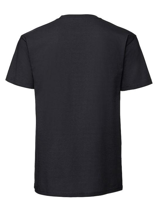 Fruit of the Loom Iconic Men's Short Sleeve Promotional T-Shirt Black