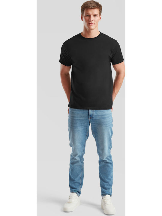 Fruit of the Loom Iconic Men's Short Sleeve Promotional T-Shirt Black