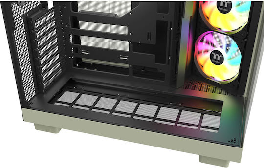 Thermaltake View 380 XL WS ARGB Gaming Middle Tower Carcasă Calculator cu Fereastră Laterală Matcha verde