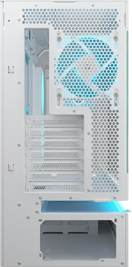 Cougar CFV235 Gaming Midi Tower Κουτί Υπολογιστή με Πλαϊνό Παράθυρο και RGB Φωτισμό Λευκό
