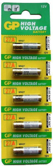 GP Batteries High Voltage Алкални Батерии A27 12V 5бр
