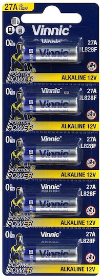 Vinnic Αλκαλικές Μπαταρίες A27 12V 5τμχ