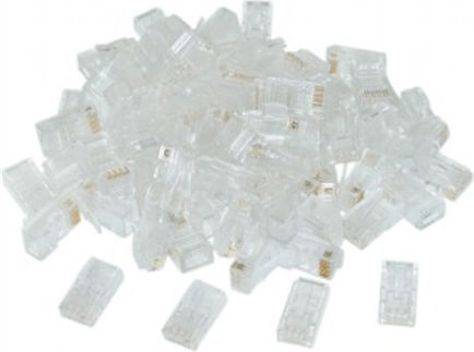 Gembird Plug RJ-45 10pcs Transparent (LC-8P8C-002/10)