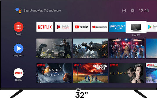 Dahua Smart Τηλεόραση 32" HD Ready LED LTV32-SG100 (2023)