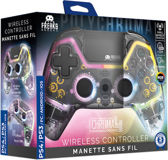 Freaks and Geeks Polychroma 4 Wireless Gamepad for Android / PC / PS3 / PS4 / iOS Multicolour