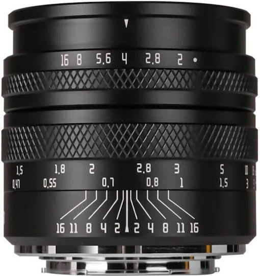AstrHori Full Frame Φωτογραφικός Φακός 50mm F/2 Σταθερός για Nikon Z Mount Μαύρος