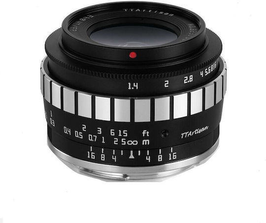 TTArtisan Crop Kameraobjektiv 23mm f/1.4 Weitwinkel für Nikon Z Mount Silver