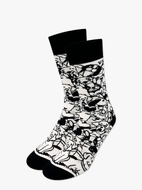 Baumwollene Socken Mit Hundemuster Nodo Baumwollene Socken Mit Hundemuster Nodo