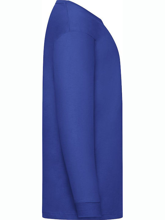 Kids' Shirt Long Sleeve Blue Children's Blouse