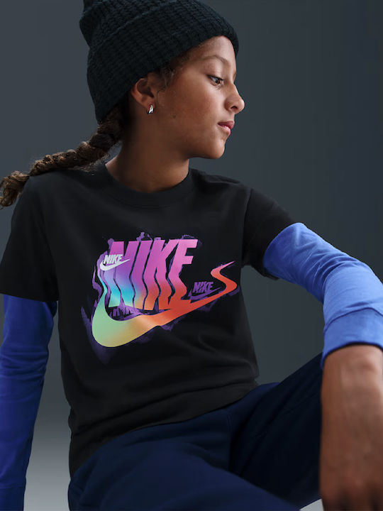 Kids' T-shirt Black Sportswear