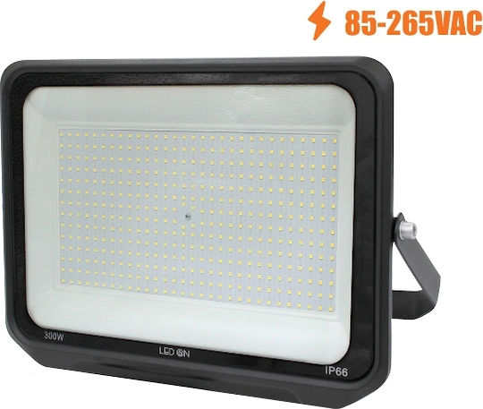 Στεγανός Προβολέας LED 300W Ψυχρό Λευκό 6500K IP66