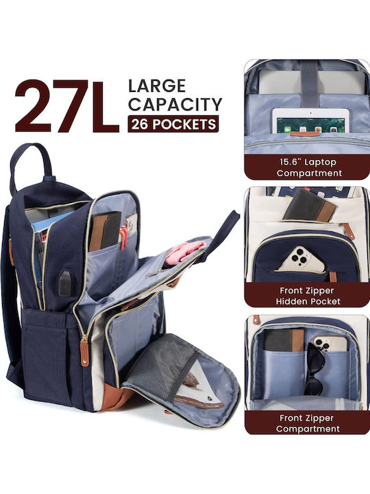 Lovevook Tasche Rucksack für Laptop 15.6" in Blau Farbe MB2012