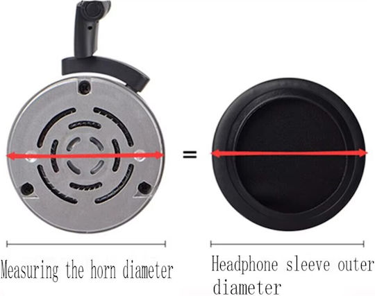 Ανταλλακτικά Earpads Ακουστικά 100mm Universal Black