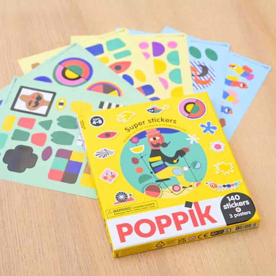 Poppik Αυτοκόλλητα για Παιδιά 8+ Ετών