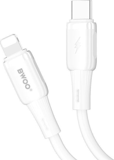 BWOO USB-C to Lightning Cable 27W White 1m