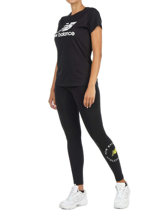 Essentials Stacked Γυναικείο T-shirt Μαύρο